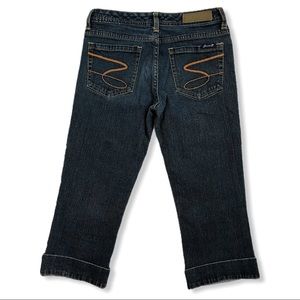 Seven7 Jeans Dark Denim Crop 27 Waist